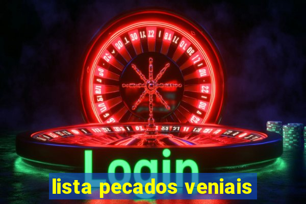 lista pecados veniais